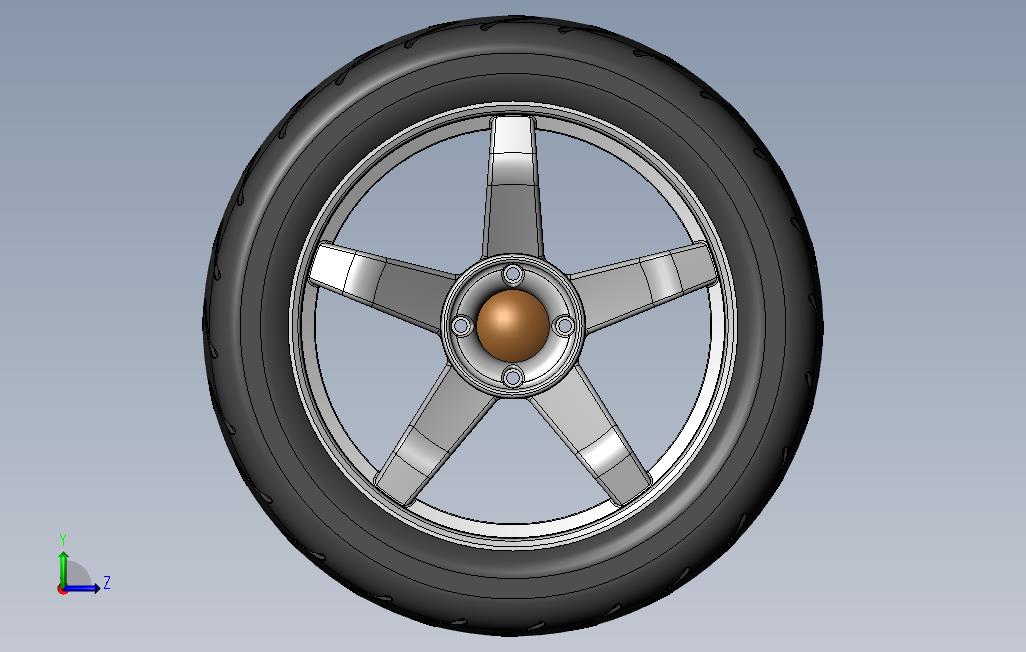 235轮毂轮胎设计