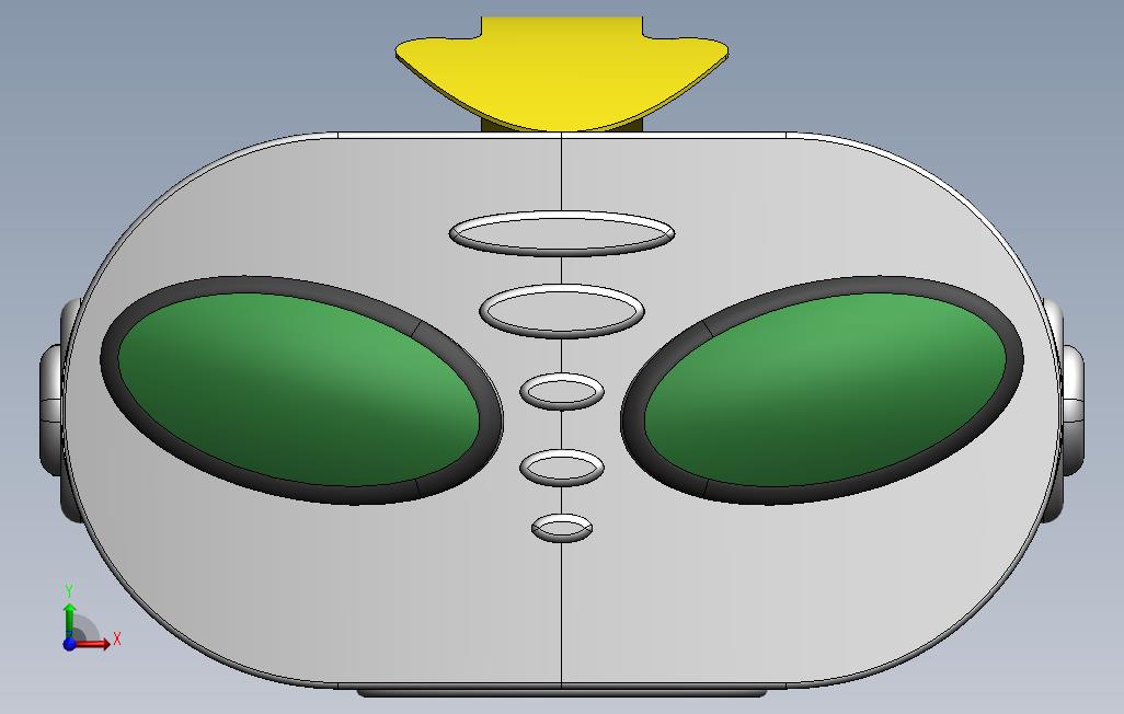 3Dglasses 正面视图