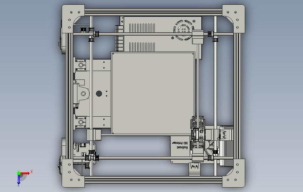 3DPrinter 俯视图