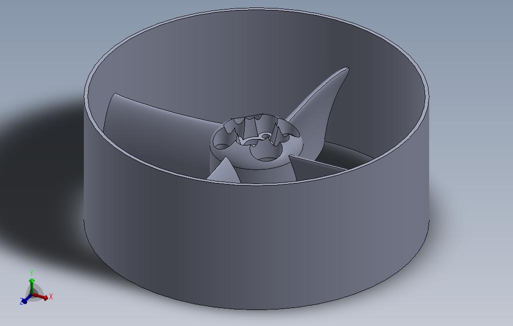 5.2Inch风扇式涵道螺旋桨3D图纸SLDPRT格式