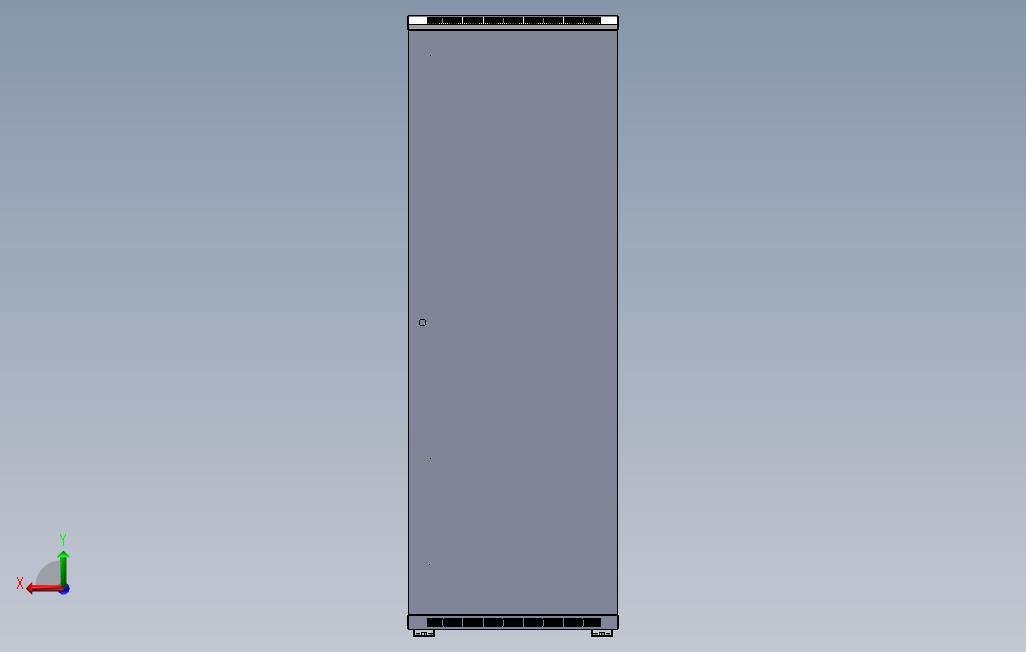 6X8X18标准网格柜 背面视图