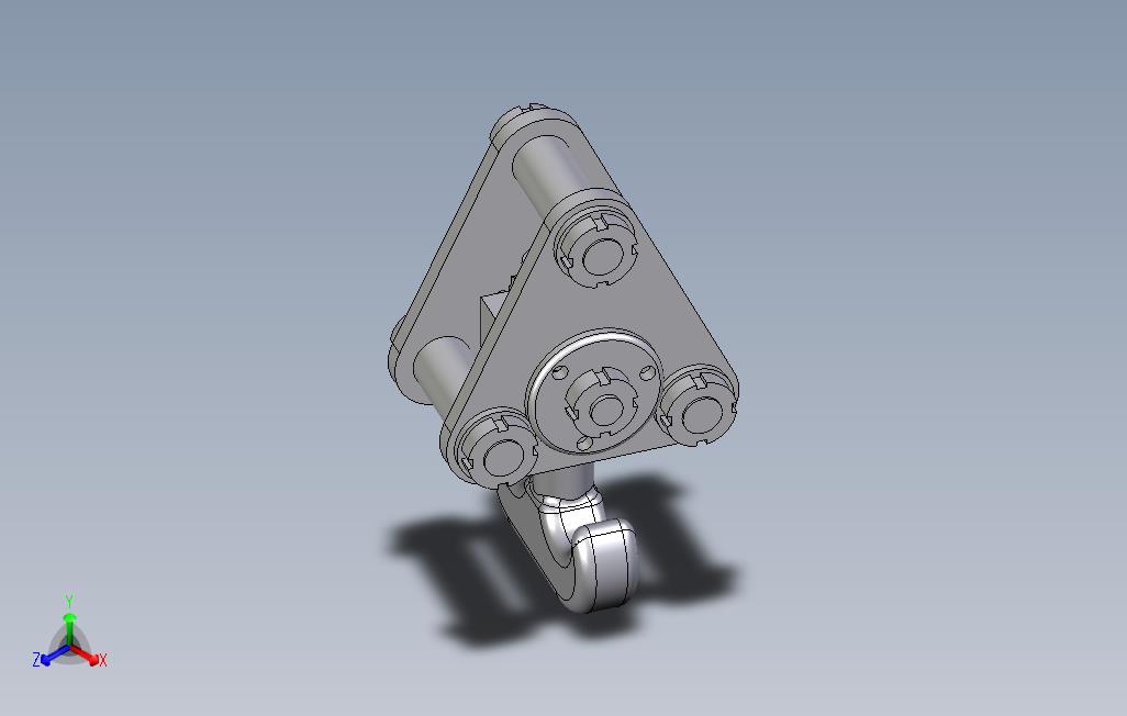 AUTOCAD起重机吊钩3D模型
