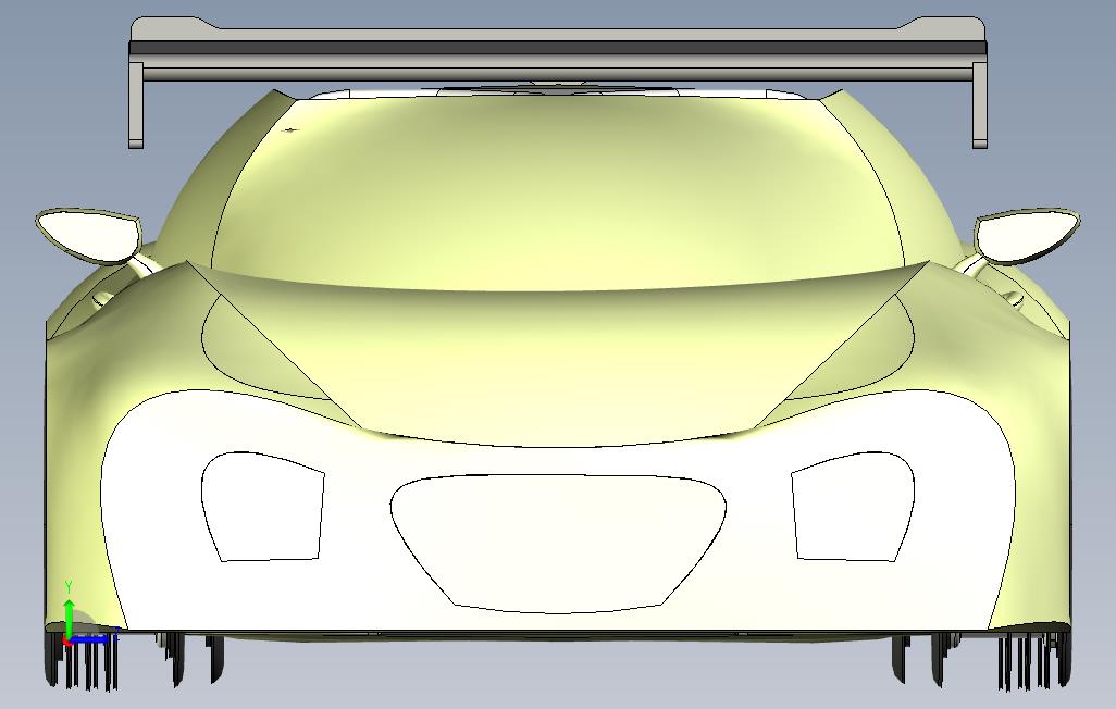 catia超级跑车3D模型