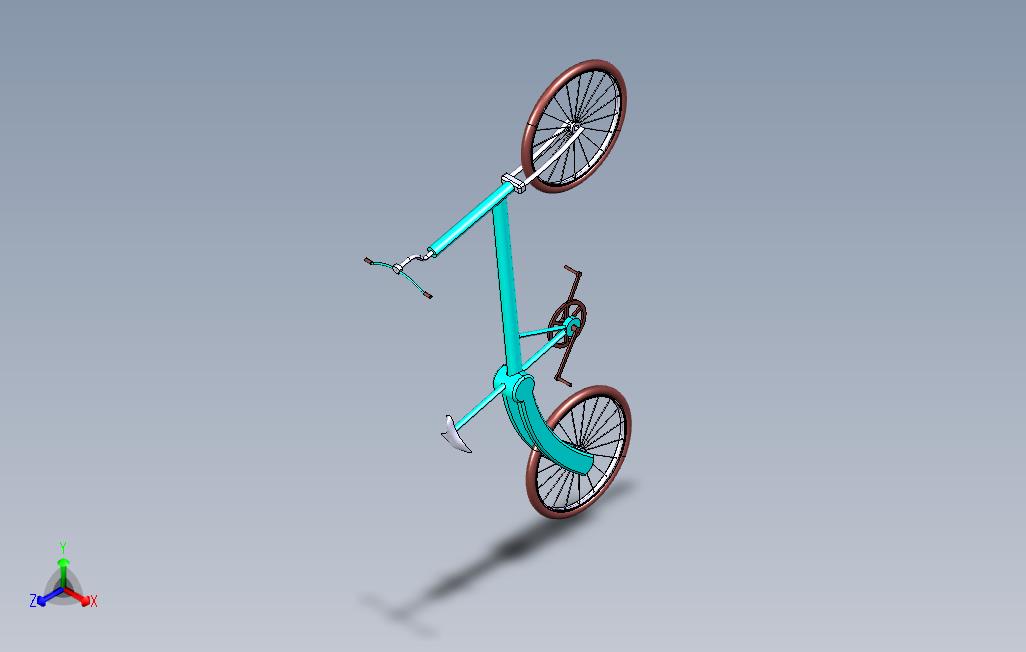 catia自行车模型