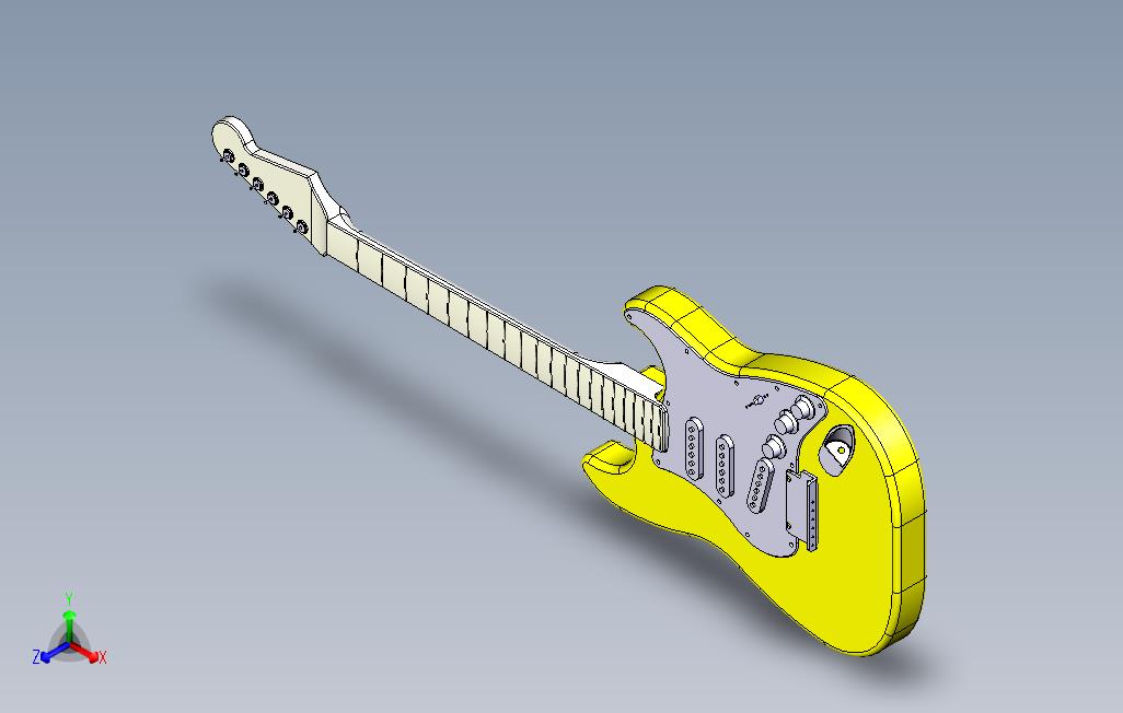 Guitar_DELMIA吉他设计图