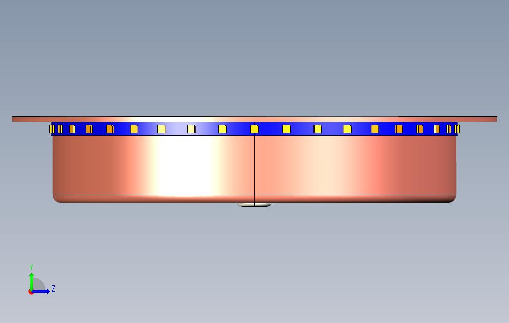 LED-现代璧灯 左侧视图