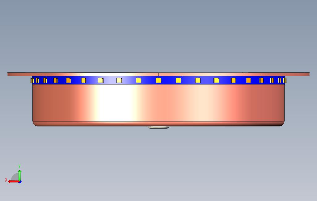 LED-现代璧灯 背面视图