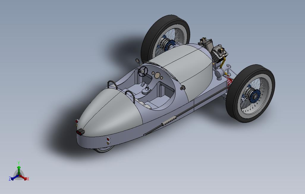 MORGAN3WHEELER复古造型汽车