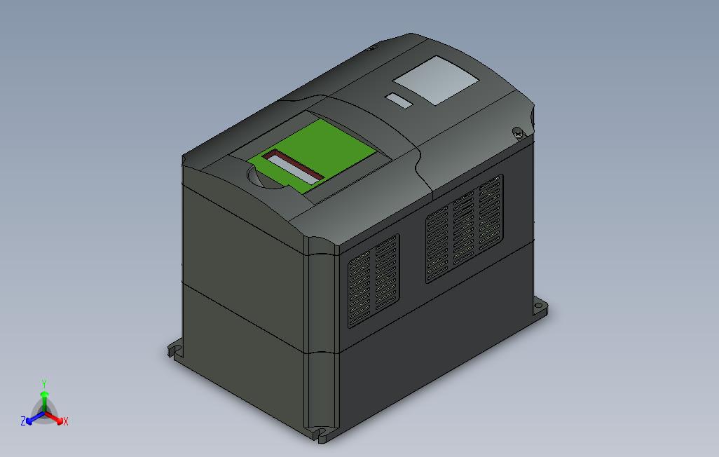 proe对于4KW主轴hy4d23b逆变器