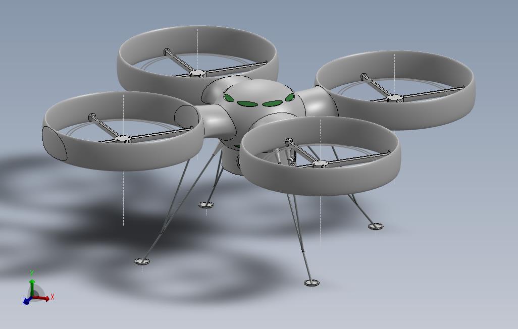 RC四轴飞机器3D图纸