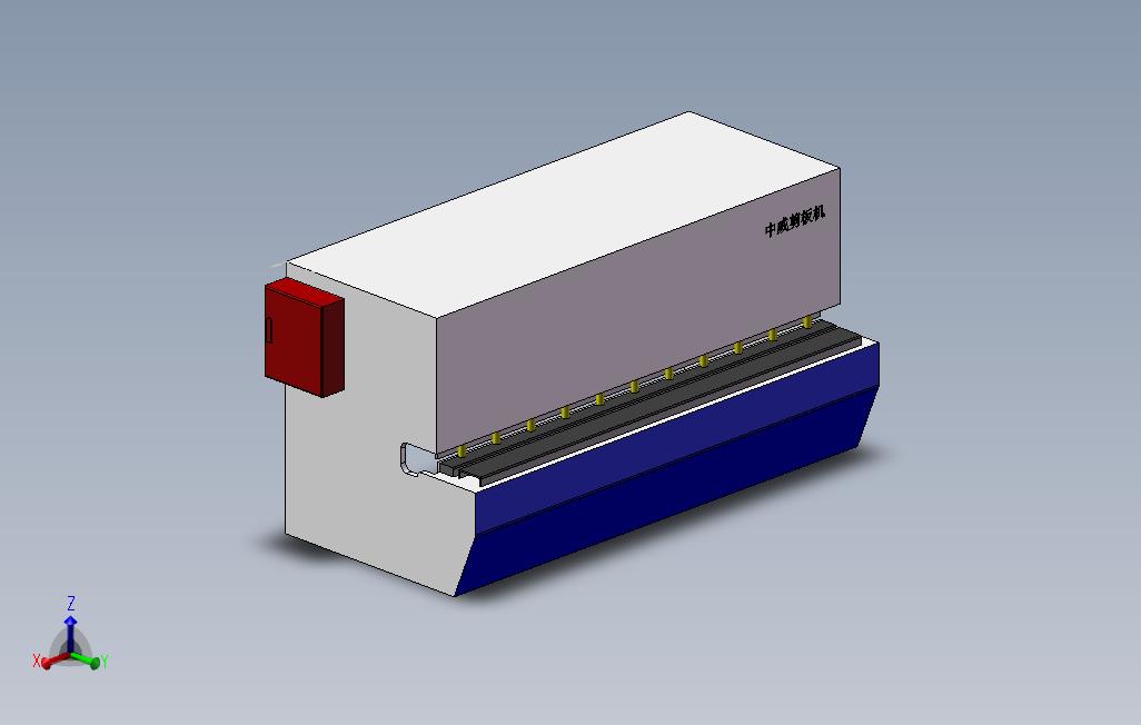 SolidWorks剪板机设计图纸