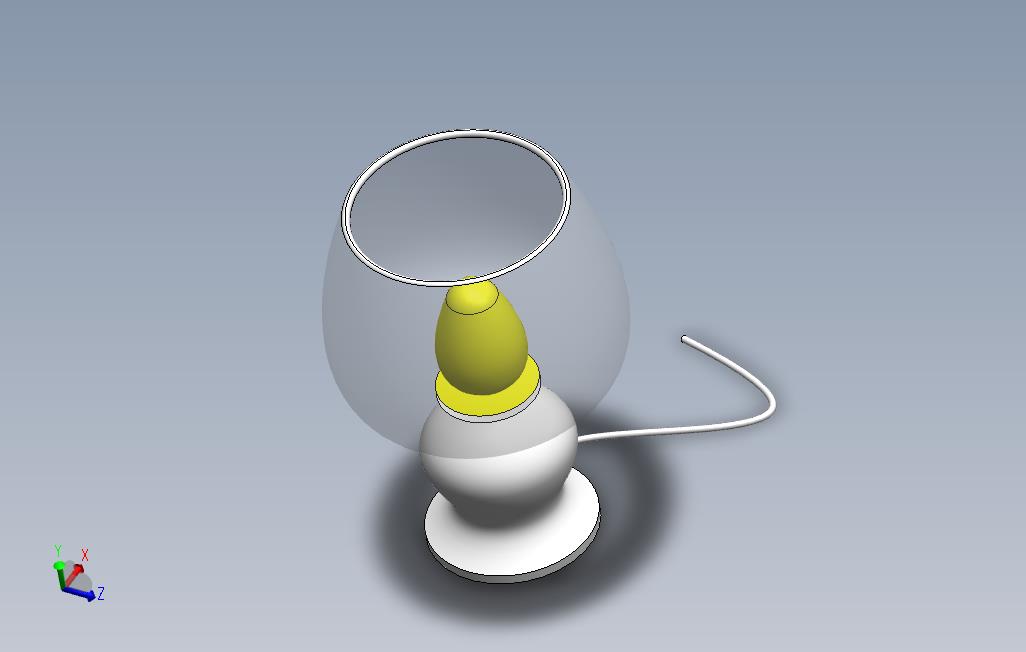 SolidWorks台灯3D模型