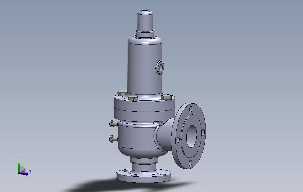 SolidWorks安全阀模型