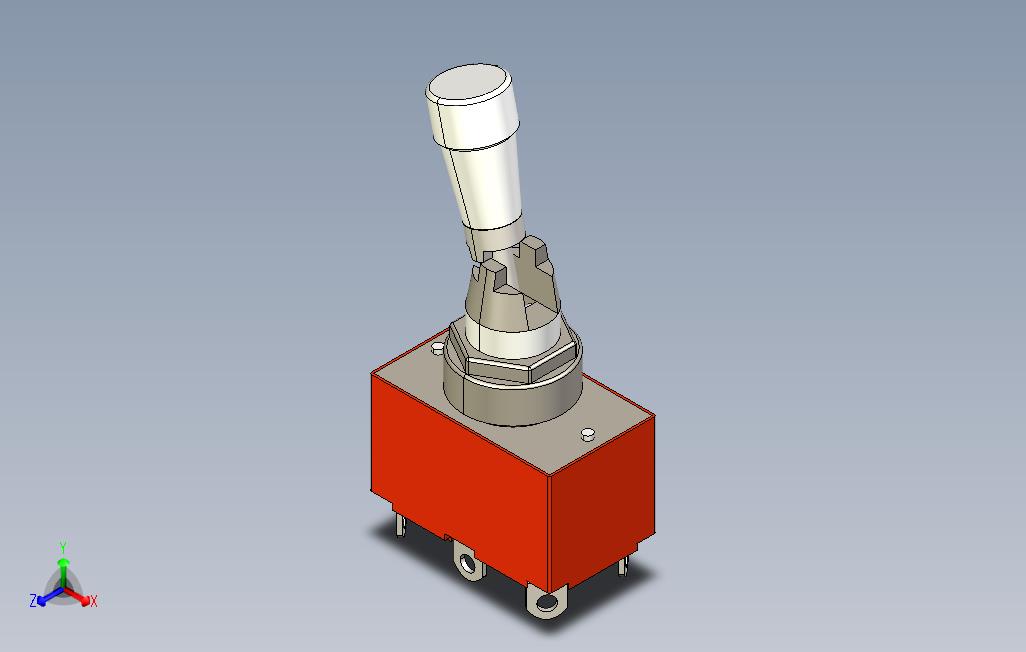 SolidWorks拨动开关模型