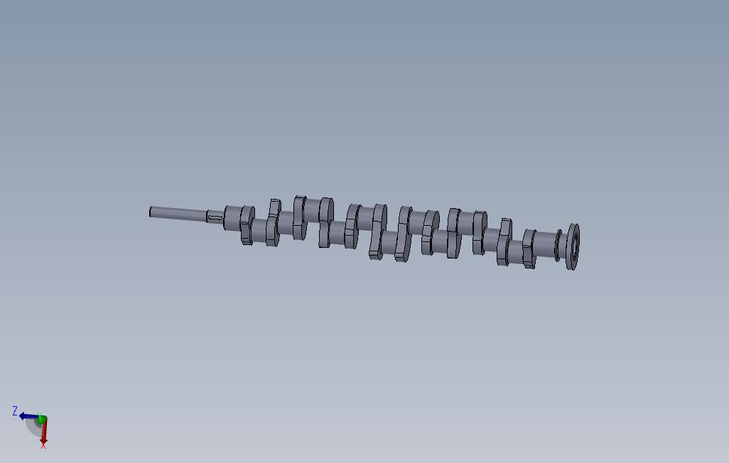 SolidWorks曲轴设计图纸