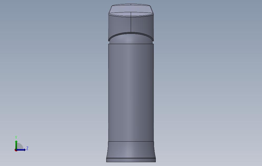 SolidWorks水龙头3D模型 左侧视图
