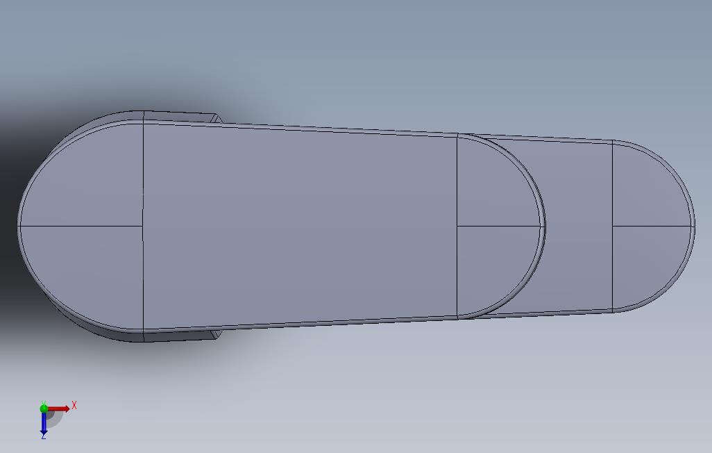 SolidWorks水龙头3D模型 俯视图