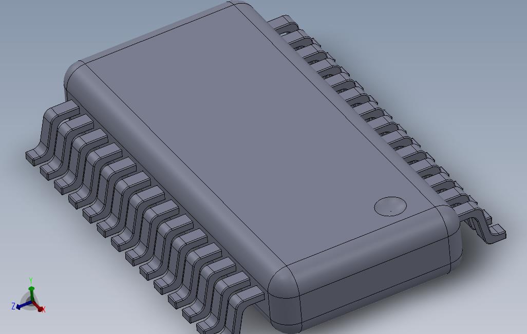 solidworks28引脚的UARTUSB桥接芯片