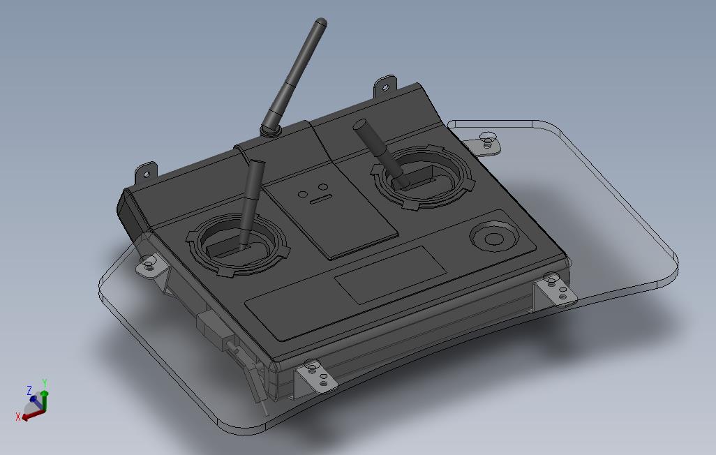 solidworksfutaba-fx-2手持发射机