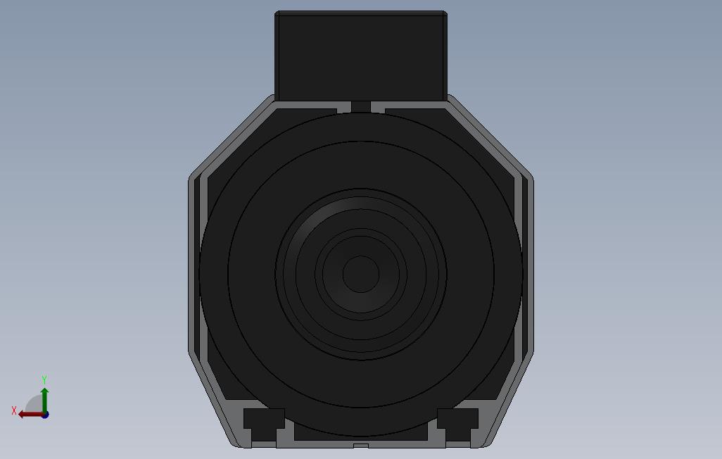 solidworkshsdes929锭子3D模型 背面视图