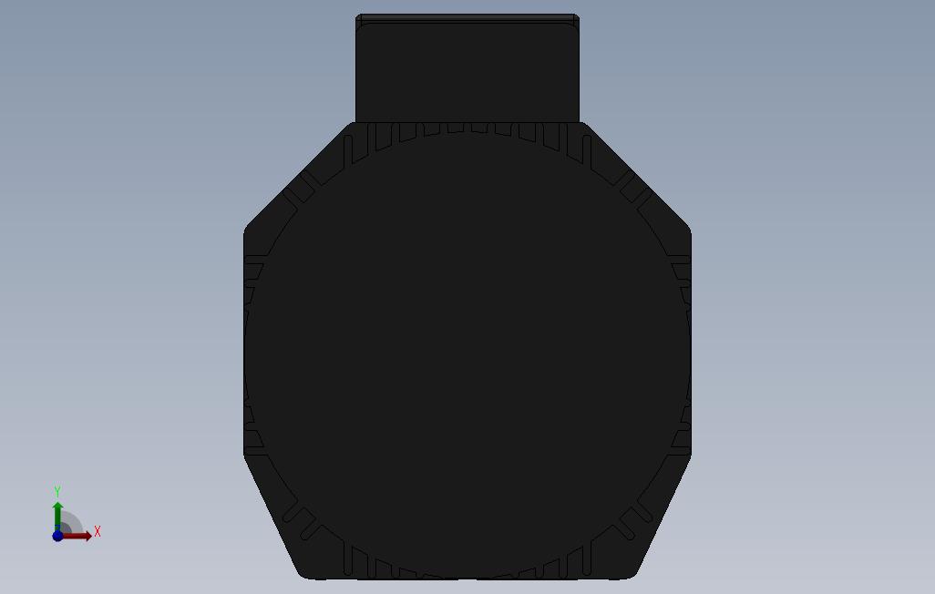 solidworkshsdes929锭子3D模型 正面视图