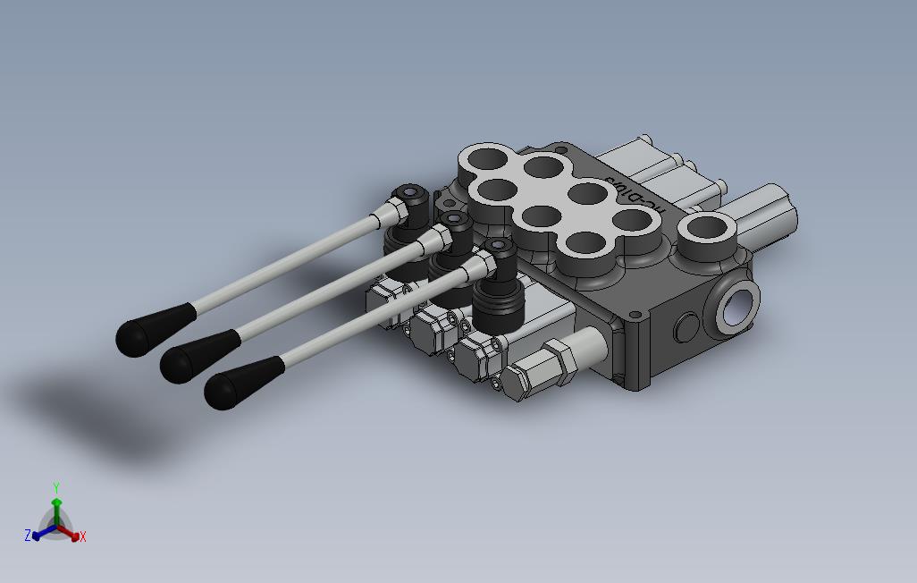 solidworksMB型整体式方向控制阀