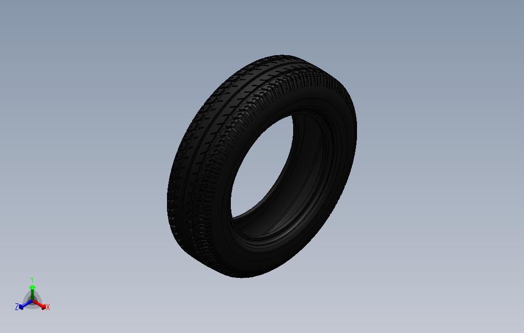 solidworkspneu165轮胎3D模型