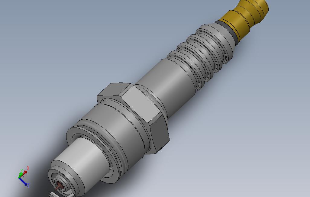 solidworkstu17vrm铱金火花塞