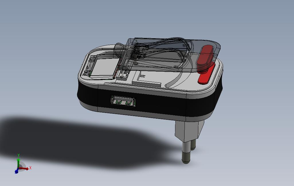 SolidWorks万能充电器模型