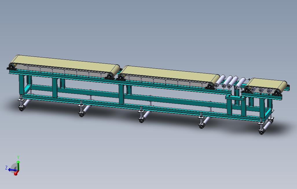 SolidWorks传输线设计图纸