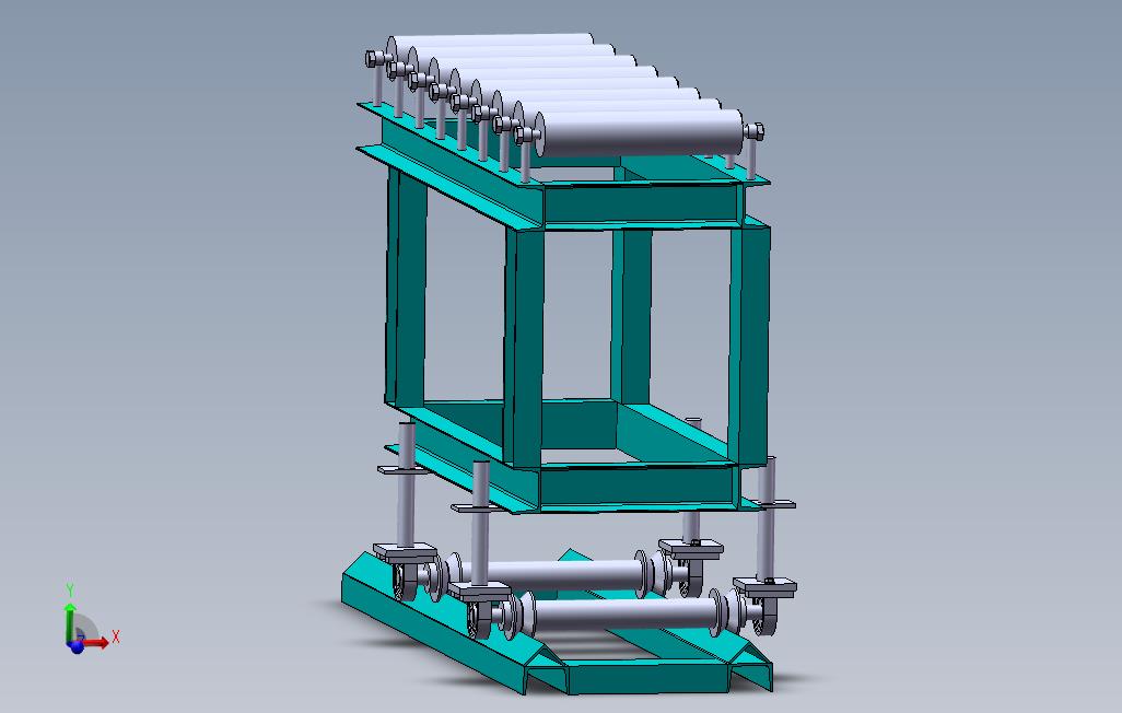 SolidWorks传输车模型