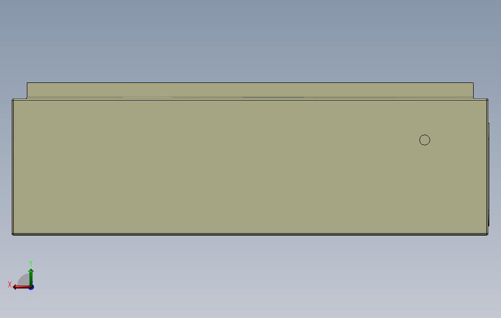 solidworks低压控制箱设计 背面视图