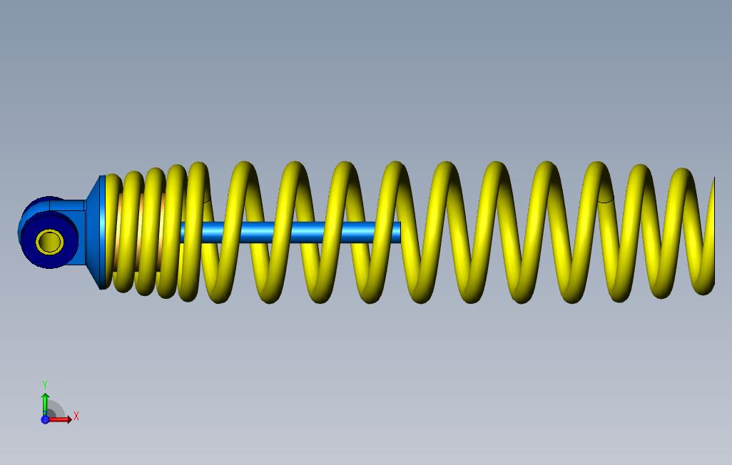 solidworks冲击线圈 正面视图