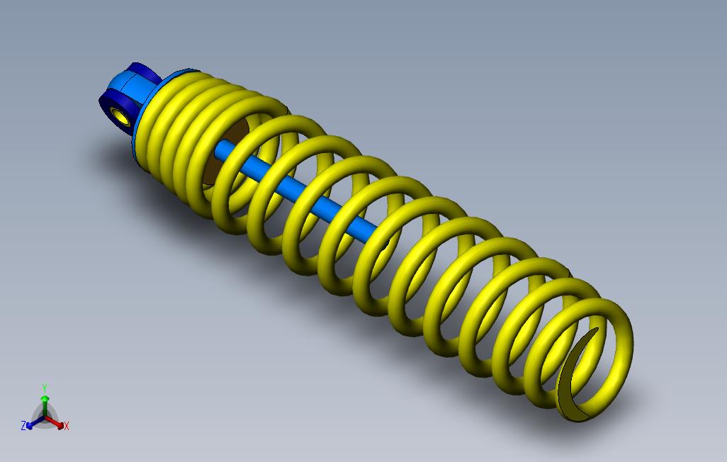 solidworks冲击线圈 主视图