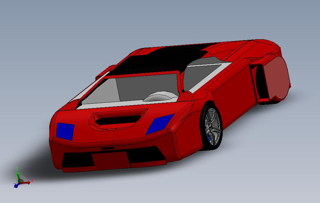 solidworks兰博基尼跑车模型