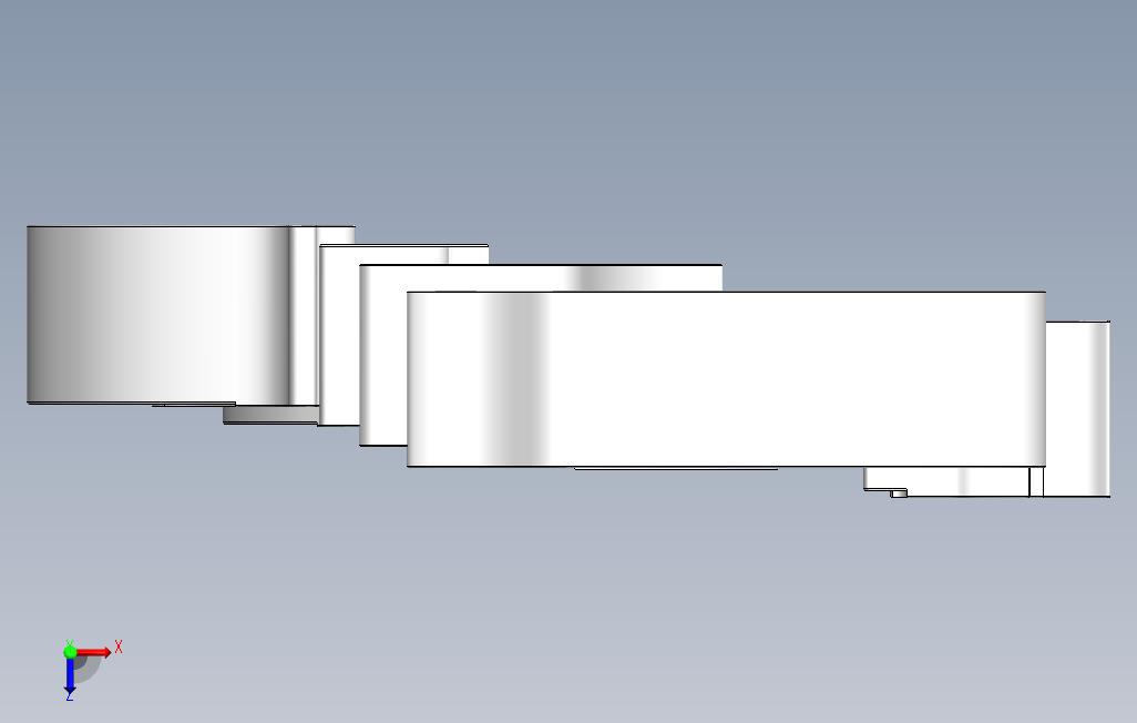 solidworks创意木头拼图 俯视图