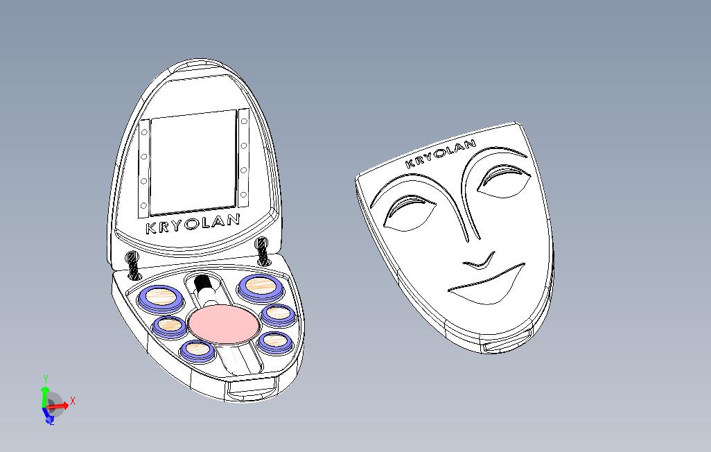 solidworks化妆盒