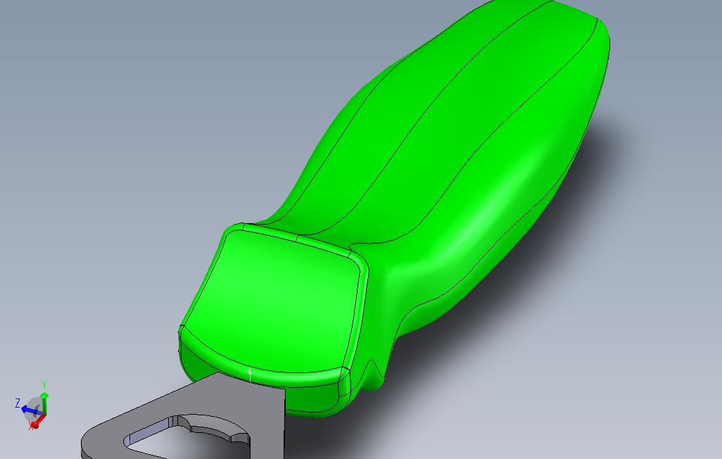 solidworks啤酒塑料开瓶器设计