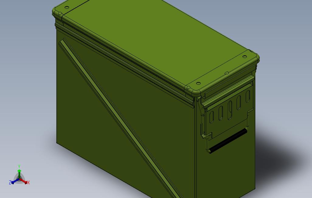 solidworks大容量弹箱设计