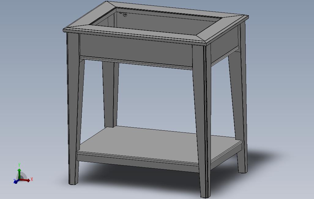 solidworks宜家课桌设计