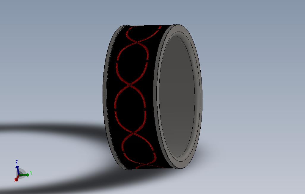 solidworks戒子