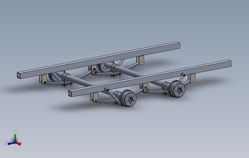 solidworks挂车悬架