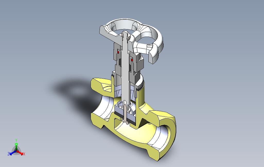 SOLIDWORKS水阀3D模型