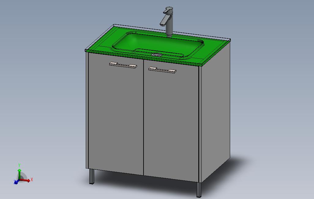 solidworks浴室家具