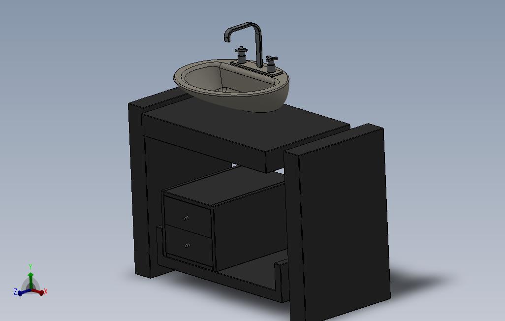 solidworks浴室洗浴槽