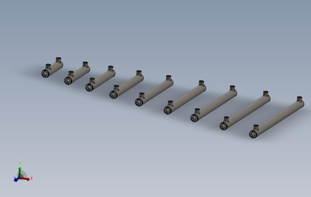 solidworks液压缸装配图设计25x16xlmm大小