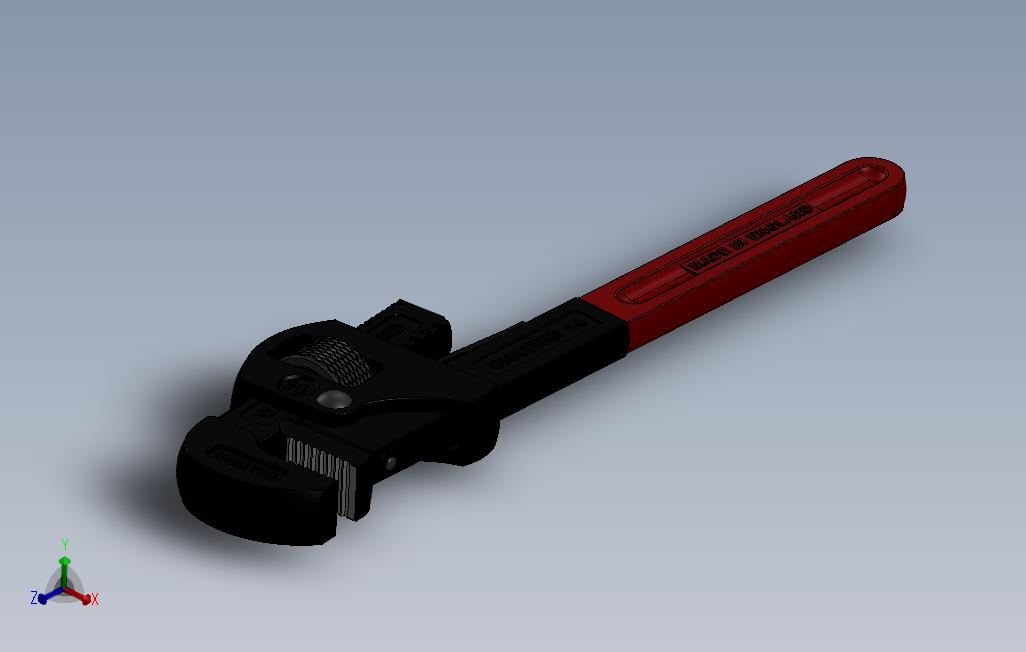 solidworks管子钳图纸