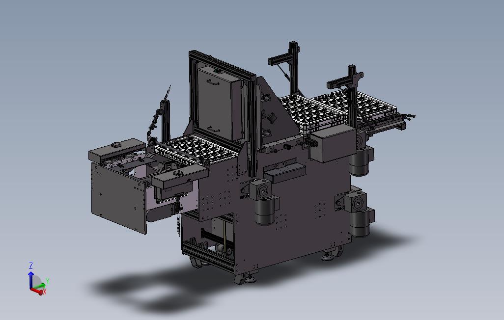 SolidWorks筛选机模型