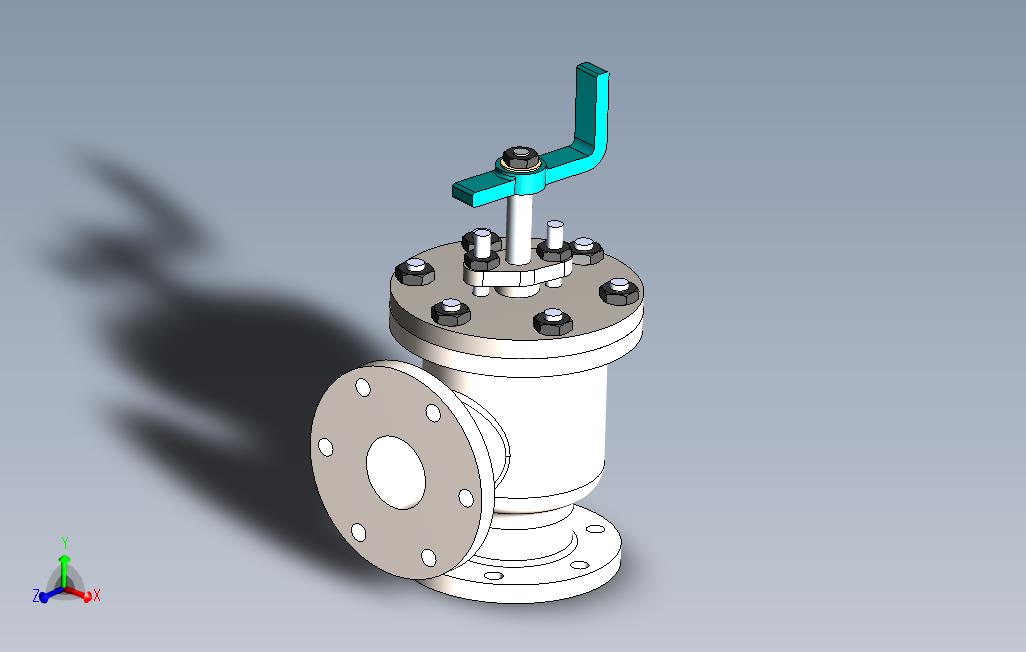 solidworks给水止回阀