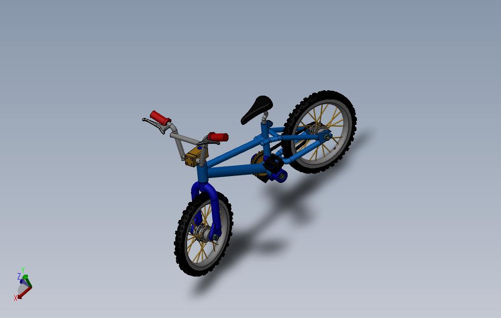 solidworks自行车3D模型